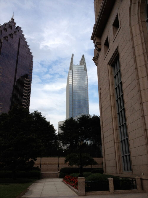 buildings in a city