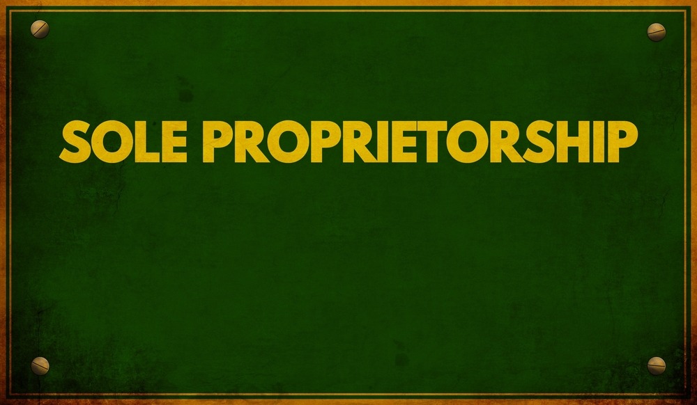 sole proprietorship